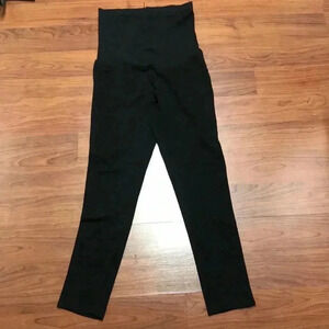 Maternity black leggings size medium